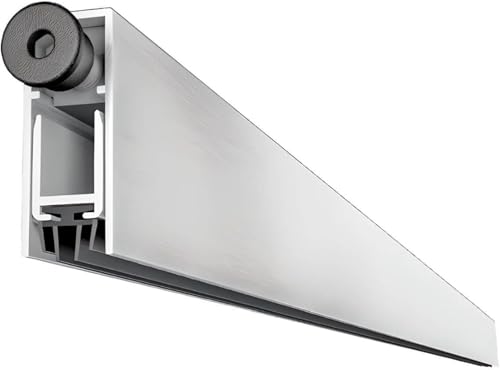 Gedotec Junta de suelo retráctil, 1 unidad, apertura unilateral, 12 x 30 mm, ecológica, longitud 1130 mm, acortable, para puertas, protección contra el viento, resistente al frío, para ranurar