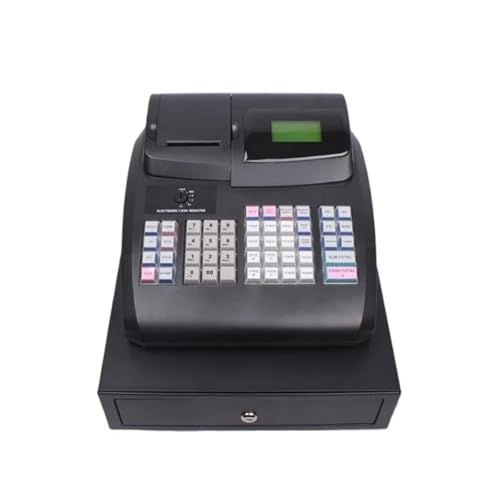 Caja registradora hasta, Cajones de efectivo ECR for punto de venta de restaurantes, caja registradora electrónica for tienda minorista ECR800,para sistemas POS para pequeñas empresas minorist(Black