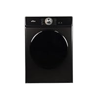 Willow W8TDB 8kg Vented Tumble Dryer with 8 Programmes, 120 Min Max Cycle Time, Front Loading - Black