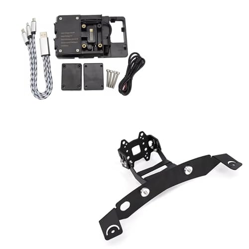 Support téléphone moto BMW K1300GT chargeur USB étanche pour GPS intégré