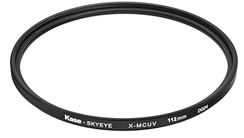 Filtro de cristal óptico templado de 112 mm KASE Skyeye Tele MCUV con baja reflexión premium