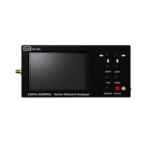 Analizador de espectro 23 M-6,2 GHz y equipo radio con antena de 1300 MHz a 10 GHz