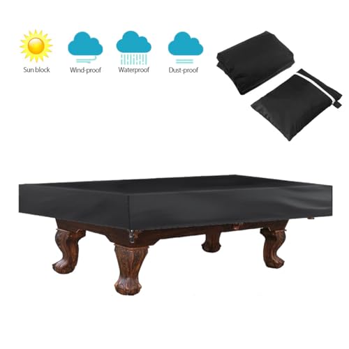 Housse de protection table de billard étanche 2,4 m avec cordon