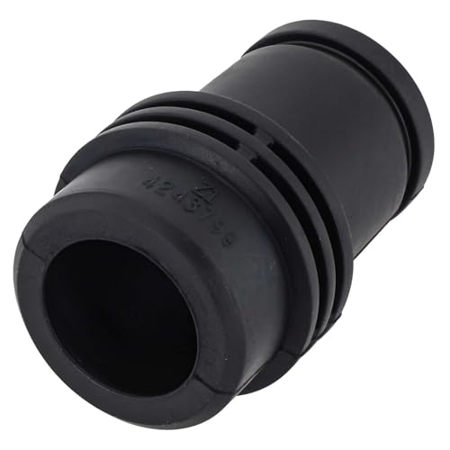 MoSundi Adaptador de manguera para sistema de extracción de polvo VC009G 424379-9 para mangueras de 1 pulgada, plástico, color negro