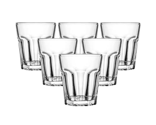 Kit 6 Copinhos de Shot Aperitivo Dose Licor Vidro 45ml Mini Gourmet Mix Tequila Roleta Shot Vodka Wh