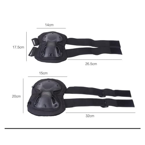 Genouillères tactiques et coudières coque TPU 6# - 3