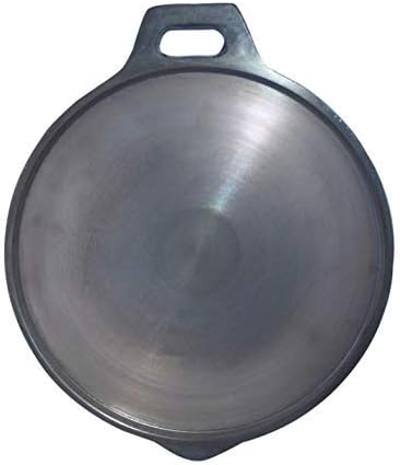 Siva Naturals Cast Pre-Seasoned Iron Flat Tawa/Pan/Dosa (Diameter -12 Inch/280 mm/30 cm)