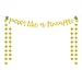 Party Like a Pineapple Banner Hawaii Luau Gold Glitter Bunting Garland Decor Summer Pineapple Themed Party Supplies