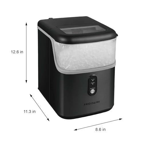 Image of Frigidaire Countertop Crunchy Chewable Nugget Ice Maker V2, 33lbs per Day, Gunmetal