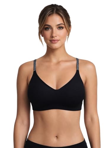 Image of Viola's Secret 6 Pack of Color Print T-Shirt Bras B Cup C Cup and D Cup
