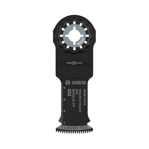 Bosch 1x PRO Multi Material AIZ 32 BSPIB Multitool Blade (for Hardwood, Plastic Coated Boards, Width 32 mm, Professional Accessory Multitool)
