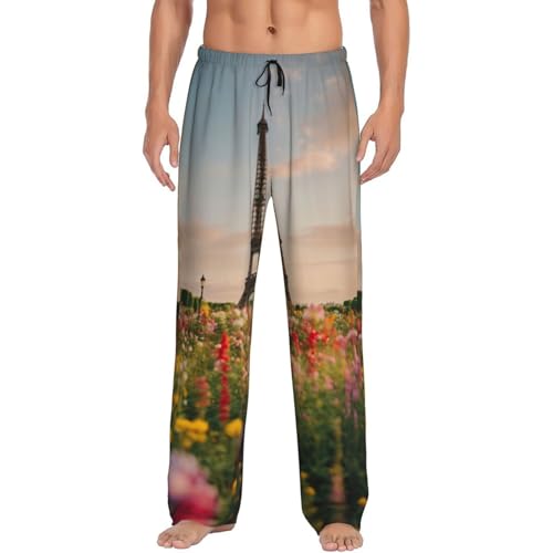 Pantalon pyjama homme Tour Eiffel grand format pour vos nuits cocooning