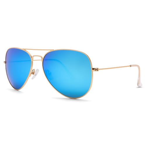 Image of Pro Acme Aviator Sunglasses for Men Women Classic Polarized UV400 Protection