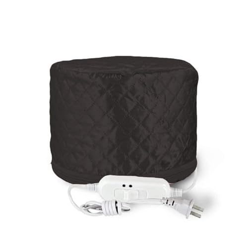 Hair Care Thermal Head Spa Cap Treatment with Beauty Steamer Nourishing Heating Cap, Spa Cap For Hair, Spa Cap(black)