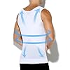 Casey Kevin Compressione Uomo Shapewear Canotta Contenitiva Snellente Intimo Modellante Dimagrante Fascia Pancia Sportivo Fitness Canottiera Canottiere Intimo Elasticizzato, Bianco, L #1