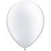 11" White Pearlized Balloons (10 ct) (10 per package)