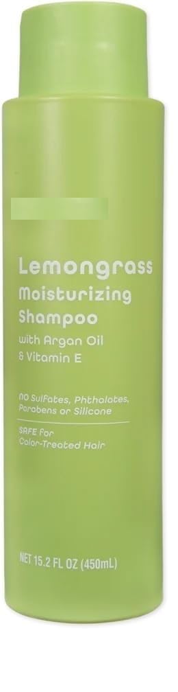 Lemongrass Moisturizing Shampoo with Argon Oil and Vitamin E 15.2 oz /450 ml (Pack of 1)
