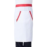 Tabliers de restaurant Tablier de chef de cuisine réglable avec poche pour cuisiner / Cuisson / Jardinage / BBQ, # 07