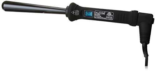 Nume Clipless Tourmaline Hair Curling Wand Reverse 13mm-25mm in Black, Hot Pink, or Zebra