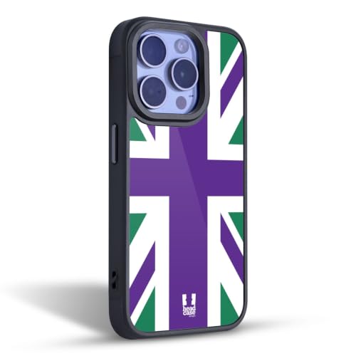 Coque en gel renforcée Apple iPhone 15 Union Jack Plaine Collection Head Case