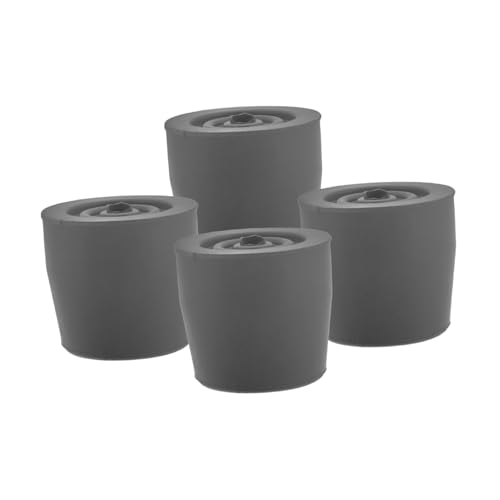 KOMBIUDA 4pcs Sturdy Rubber Walker Foot Pads Non Slip Cane Tips Accessories for