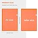 EOOUT 45pcs Clear Document Folders Plastic Project Pockets, 12.2