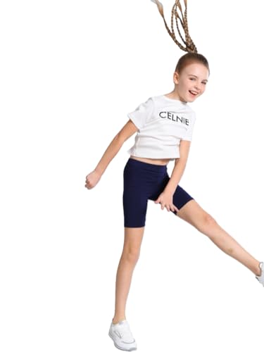 6-Pack Girls' Compression Spandex Shorts for 4-12-Year-Olds | Athletic Wear for Gym, Dance, Yoga, Volleyball & Bike Riding3