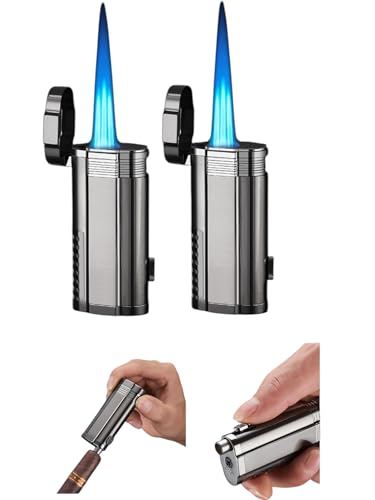 Encendedor Triple Llama Nivek 2 Pack Negro Cromo miniatura 1