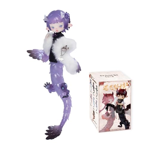 BAHOMU ブラインドドール 阿豆遇龍夢境シリーズ BJD可動関節人形 1/12スケール 32cm ドールブラインドボックス 可愛い龍少女 可動付き 着せ替え可能 コレクション 中国風ファンタジー(ランダム1体)【公式正規品】