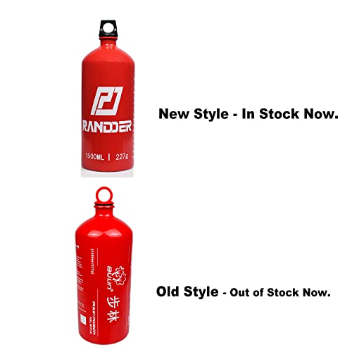 Randder 2 Pack 1500Ml Liquid Fuel Bottle For Motorcycle, Camping And Emergencies (1.5 Liter) #TOP2