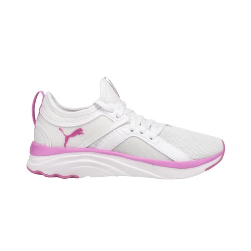 PUMA Kids Girls Softride Sophia Bioluminescence Glitter Lace Up Sneakers Shoes Casual - White