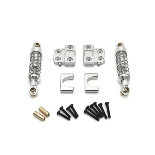 RC�V���b�N Compatible With MN82 LC79 1/12 RC�J�[�A�b�v�O���[�h���������A�N�Z�T���[�p�[�c2���^���V���b�N�A�u�\�[�o�[(Silver)