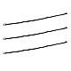 Gorise Flexibles Stirnlampenband, Ersatz-Stirnlampenband in Schwarz, passend für die meisten Stirnlampen, rutschfestes Silikondesign, für Outdoor-Aktivitäten
