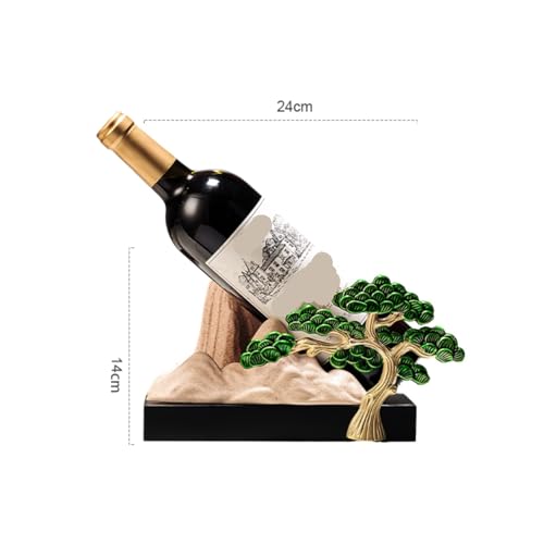 Soporte para Botella de Vino con Diseño de Árbol de Pino miniatura 2
