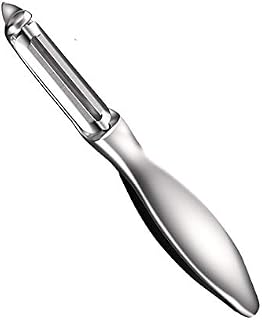 Potato Peeler Vegetable Fruit Peelers Premium Stainless Steel Metal Rotary Peeler Apple Carrots Cucumber Peeler with Good Grip Durable Peeling Tool for Kitchen