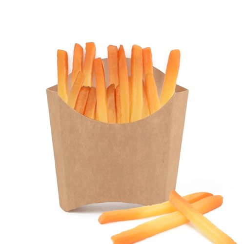 Fake French Fries Strip Shape Simulation Artificial Food Play Food Model Kitchen Decoration 15 pcs