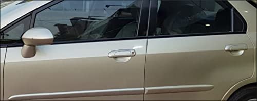 Image of BFRC 3D Gel Finish Car Door Transparent Handle Cup Scratch Guard Sticker Universal for Specific Brand (Pack of 4) (MRDRVAR) (HONDYCITY ZX 1stGen)