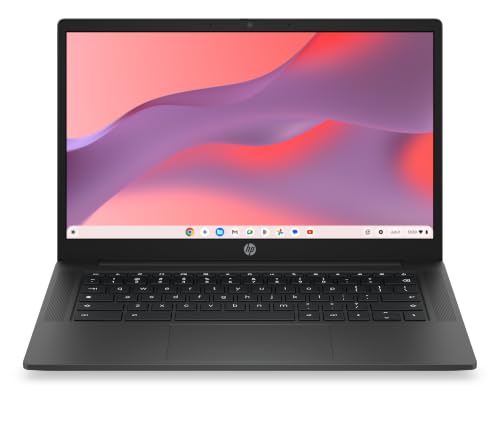 Image of HP Chromebook 14a-nm0099nr, ChromeOS, 14 inch, MediaTek 4GB RAM, 64GB eMMC, HD