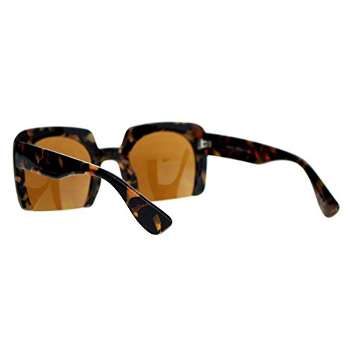 PASTL Fashion Sunglasses Shaved Carved Bottom Square Frame Unisex Eyewear3