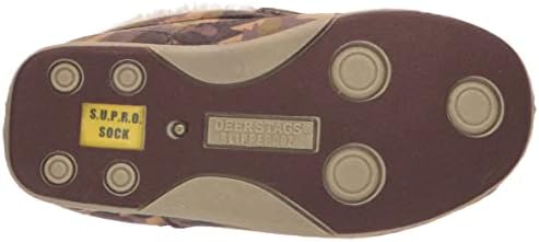 Deer Stags Boy's Lil Spun Slipper, Brown/Brown CAMO, 2 Little Kid | Image 3