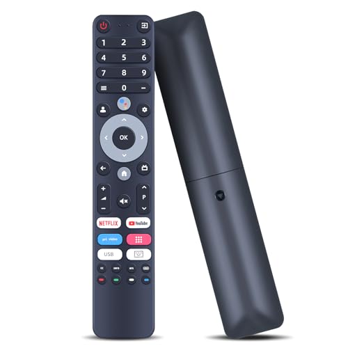 GOUYESHO Nue Mando a Distancia de Repuesto Compatible con PEAQ OK. CHIQ TV PTV32GH-5023C / PTV32GH-5023C 32GH-5024C
