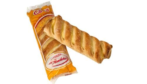 La Rondeña Cañas de Hojaldre Rellenas con Crema Pastelera, 12 Unidades Envueltas Individualmente