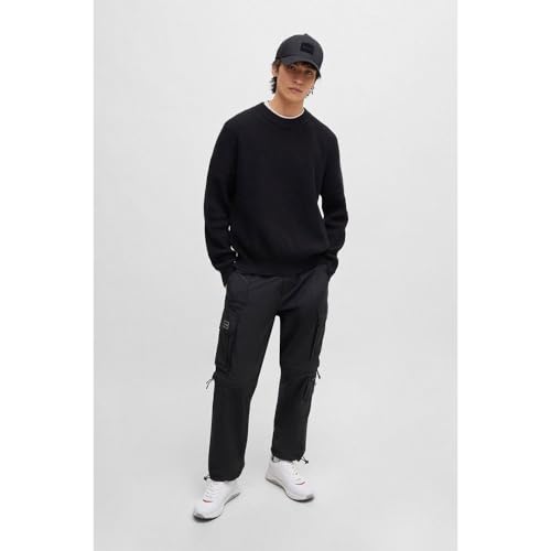 Image of HUGO Mens Running Style Mix Material Sneakers