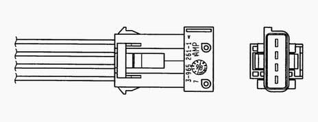Sonde lambda NGK 0395 la qualité de fabrication pour Peugeot 206
