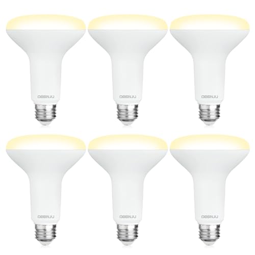 Image of DEGNJU 6 Pack BR30 LED Recessed Light Bulb, Dimmable Indoor Flood Light Bulbs CRI80 7W Equivalent 65W 2700K Soft White 650 Lumens, 15000 Lifetime Hours E26 Base LED Can Light Bulb, Flicker-Free
