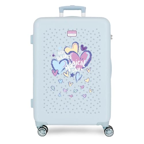 Valise moyenne bleu Movom pour vacances et week-ends