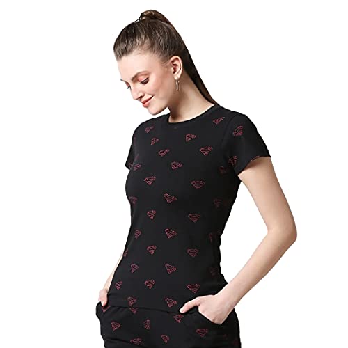 Image of Bewakoof Women Superman Minimal (SML) Half Sleeves T-Shirt