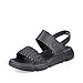 Produktbild Rieker Damen Sandaletten 68983, Frauen Sandalen,Freizeitschuhe,Schuhe,Strandschuhe,Sommersandalen,bequem,Sommerschuhe,schwarz (00),41 EU / 7.5 UK