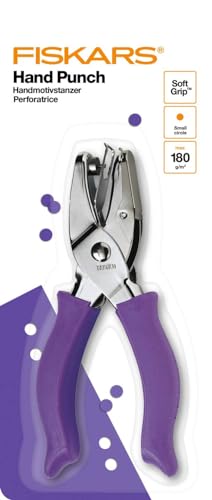 Fiskars 1/16" Circle Hand Hole Punch for Paper & Crafts, Purple - image 6