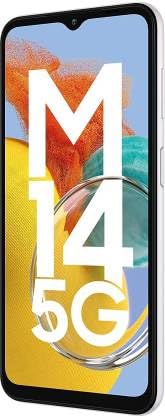 Image of (Refurbished) Samsung Galaxy M14 5G (Icy Silver, 6GB RAM, 128GB Storage)